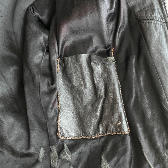 Vintage Leather Attic Moto Jacket size 16 (women’s medium) - Picture 5 of 6